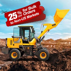 Hot Sale Construction Compact Frontend Wheel Loader Optional Forklifts
