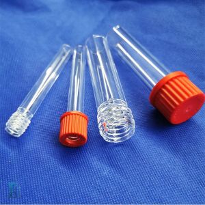 Factory Custom Transparent Threaded Quartz Pipe High Temperature Resistant