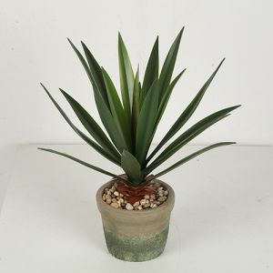China Artificial Flexible Glue Agave Americana Plant on sale