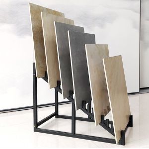 8pcs 600 X 600mm Tile Display Stand Warehouse Waterfall Display Rack