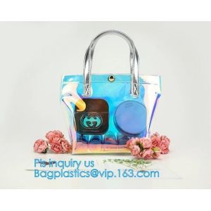 China cosmetic pouch custom makeup bag, portable travel makeup bag cases bulk women handbag, Travel waterproof clear zipper co on sale