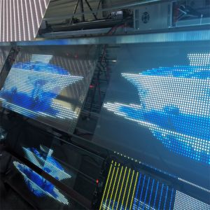 Thinnest And Most Concealed LED Display Screen Excellent Permeability Present