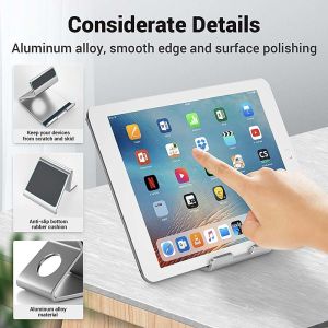 Aluminum Tablet Multifunctional Phone Holder 60mm Width Anti Slip