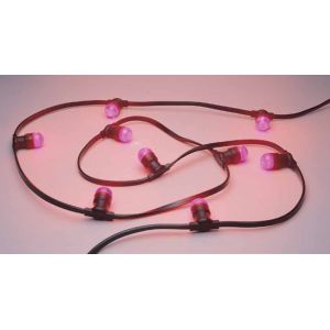 Belt light, 2x1.5mm rubber cable, party light, festoon lighting, B22/E27 socket,