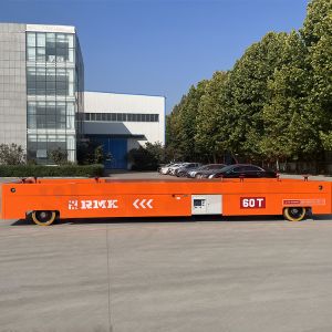 60T Electric Transfer Cart Workshop Foundry Machinery For Large Cargo