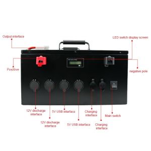 CLF 48V100AH LiFePO4 Battery Golf Cart Base Station RV Solar Energy Storage