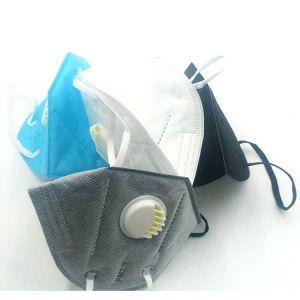Anti Dust FFP2 Foldable Dust Mask With Valve High Filtration Capacity