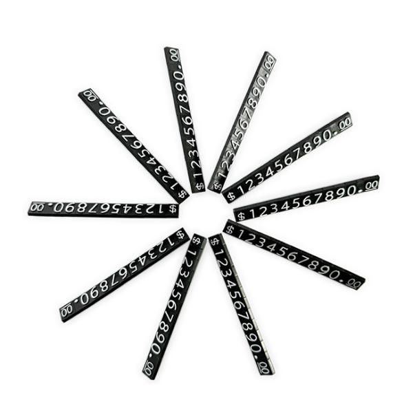Quality AP3-10-7.5 Triangular Price Tag Cube Number Labels For Adjustable Commodity Boards wholesale
