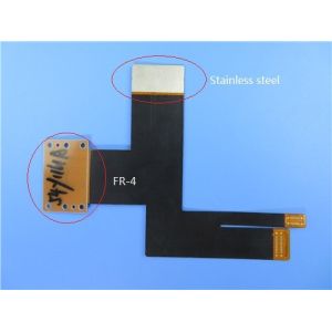 Polyimide 0.5mil Flexible PCB Board With Yellow Coverlay