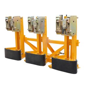 Forklift Attachment Oil Drum Clamp Heavy Duty Forklift Drum Grab OEM