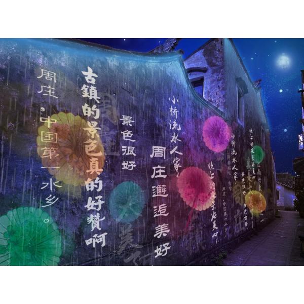 High Bright 60w 100w 200w 400w Outdoor Gobo Projector Professional Projection Light On Building