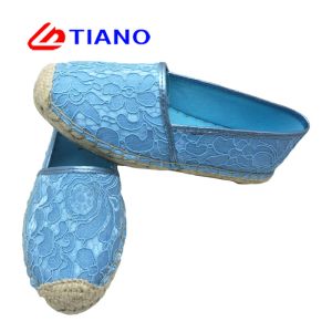 Sequinned Upper Two Tone Canvas Cushioned Espadrilles