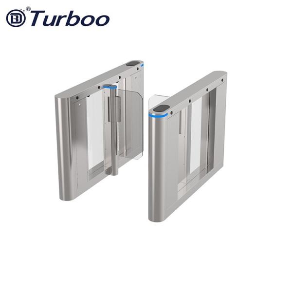 Quality Fast Access Control Speed Gate Turnstile Swing Barrier Gate With LED Strip Bar wholesale