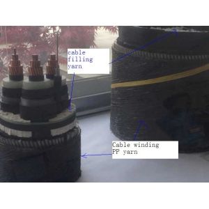 Submarine Cable Use Black Yellow Armouring PP Twine