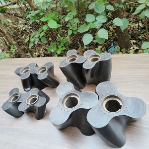 Stable Oil Sludge Lobe Rotor Pump , Lobe Positive Displacement Pump