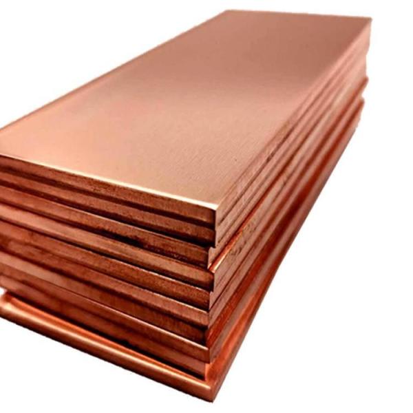 Quality C10100 C10200 Red Copper Sheet For Electronic Components wholesale