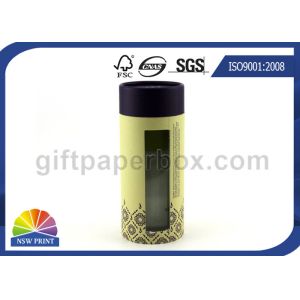 China Rigid Cardboard Paper Tea Packaging Tube with PVC Window , Luxury Perfume Gift Boxes on sale