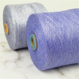 2/48NM Blending Fluffy Skin Friendly Core Yarn For Beginners DIY Hand Knitting