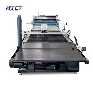 Automatic Garment Apparel Fabric Calico Cutter Textile Feeding Cloth Multi Layer