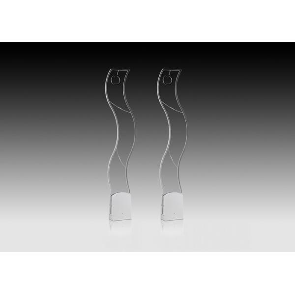 Aluminum EAS Security System People Counting , Silver / Black EAS Pedestal