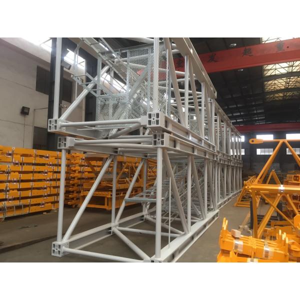 Quality Rust Resistant Tower Crane Spare Parts Mast Section 660Mpa Tensile Strength wholesale