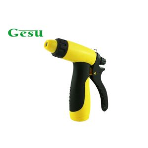 Cheap Soft Grip Adjustable Spray Nozzle , Garden Hose Gun Nozzle With Adaptor for sale