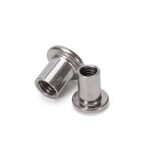 Metric Measurement System Zinc Plated 304 Stainless Steel Nut Cross Flat Head