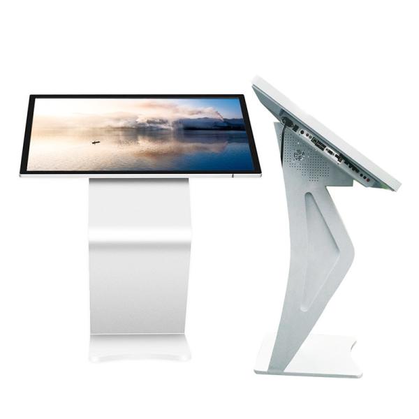 55 Inch Horizontal LCD Kiosk Displays , LCD Touch Screen Kiosk 1920 X 1080