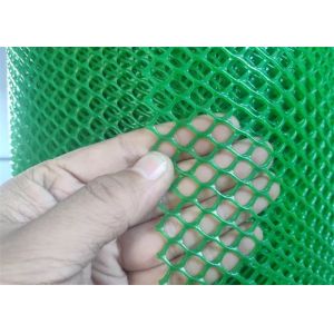 China 15mm Plastic Chicken Mesh Diamond Hole Green Hdpe on sale