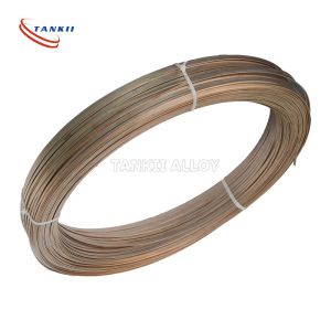 China 1mm*8mm BMN13-2 Electric Resistance Copper Precision Alloy Soft Flat Wire / Flat Strip on sale