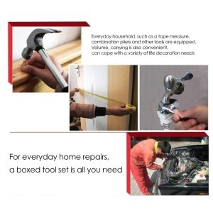 JYH-HTS12-2 Car Maintenance Tool Kit Multifunctional 12 Piece Electrician Tool