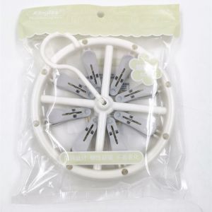 8 12 18 Sock Washing Line Laundry Multi Peg Clothes Hanger Clips