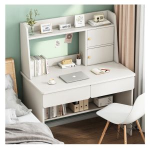Study Bookshelf Combination Home Office Desk with Multifunctional Table and