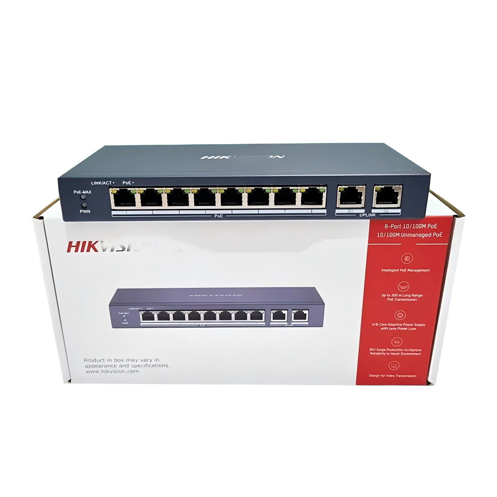 Cheap Original Hik DS-3E0310HP-E 8 Port Fast Ethernet Unmanaged POE Switch for sale