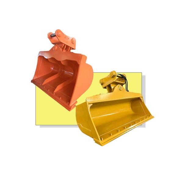Shaogang Q355B Excavator Tilt Bucket For Digging Sand Soil Silt