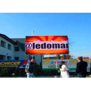 5000 Nits Outdoor Fixed LED Screen Panel High Resolution P4 Video Poster Board