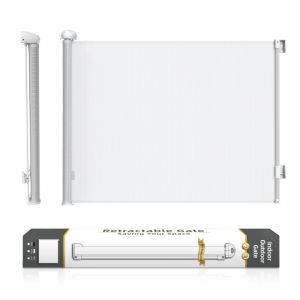 China 140 Meters Mesh Cloth Retractable Baby Gate Customizable Width on sale