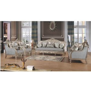 China Carved Antique Sitting Room Living Furniture Royal Style Sofa Set on sale