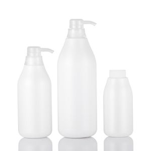 Round round lotion bottle With 39mm pump Multiapplication 300ml