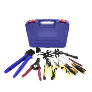 MC4 Crimping Tool Set Open Barrel Terminals Wire Stripper Cutter