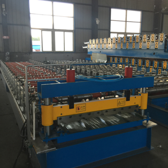 36 Inch Wide Interconnected Metal Panels Forming Machine Best Choice For PBR Panel Metal Roofing