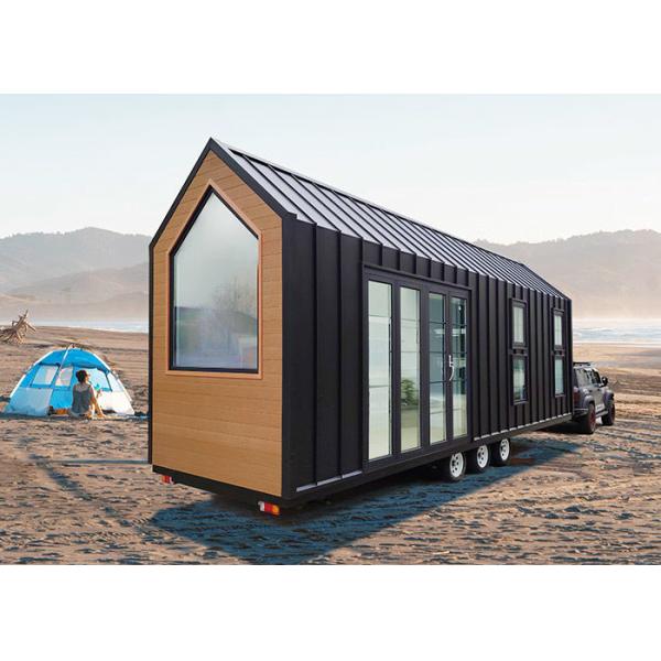 Quality Small Prefab House Modular Home Finished Steel Tiny House On Wheels ReadyTo Ship wholesale