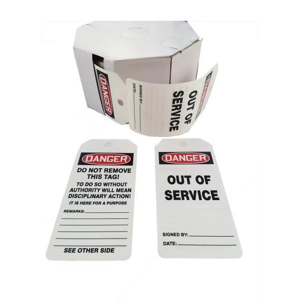 Quality Electrical Industrial PVC Safety Lockout Tags Rectangular Shape wholesale