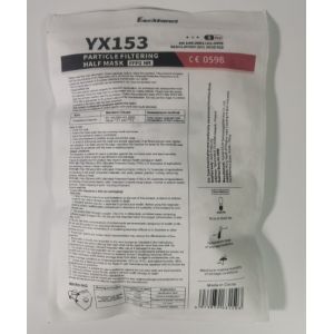 EN 149:2001 Foldable Earloop White FFP2 Half Mask