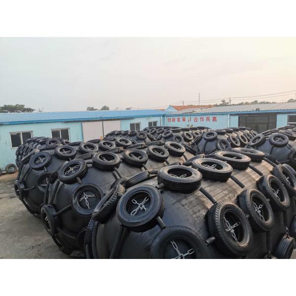 Quality STS Yokohama Type Black Natural Rubber Fender Pneumatic Floating Dock Bumpers wholesale