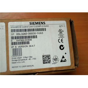 6SL3243-0BB30-1HA3 Siemens Sinamics G120 Control Unit CU230P-2 HVAC Frequency