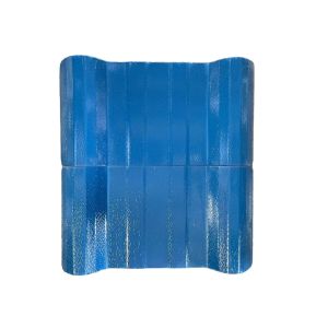 Wave Shape Heat Insulation Roof Tiles PVC APVC UPVC For Car Parking