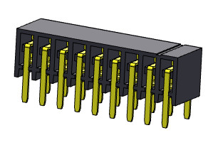 2.00mm PCB Header Connector Female Header Connector 2*2PIN To 2*40PIN