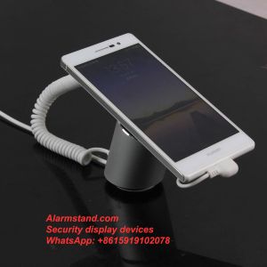 Cheap COMER High Security Mobile Phone Anti Theft Alarm Display Stands with alarm sensor and charging cord for sale