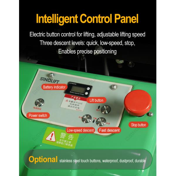 Sinolift ND series intelligent Single-Arm compact electric reel stacker for film & paper rolls